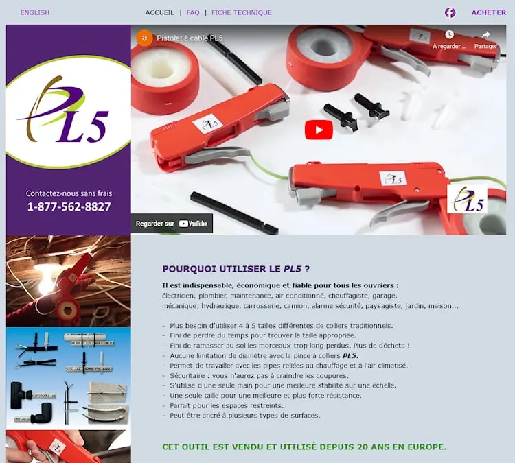 Pistolet à câble PL5